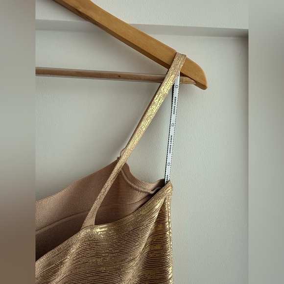 Herve Leger Gold Dress - size medium, gorgeous - Picture 9 of 14